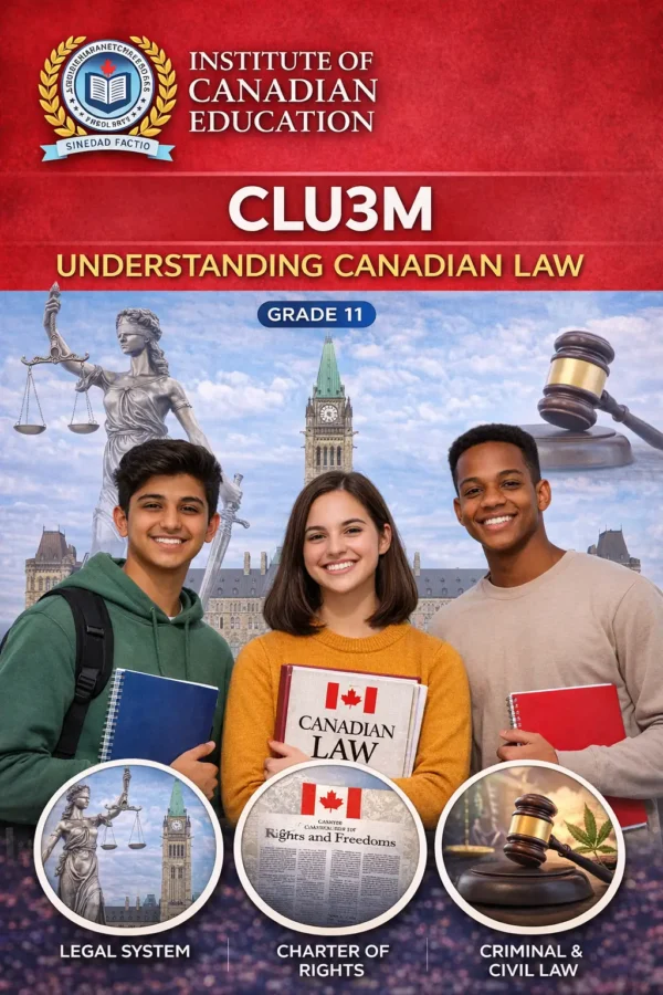 CLU3M – Understanding Canadian Law