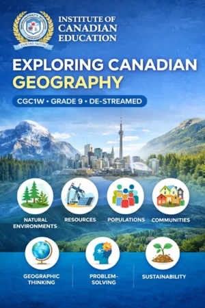 CGC1W - Exploring Canadian Geography
